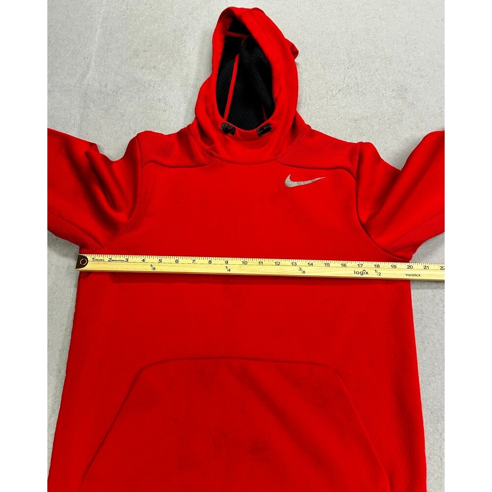 Nike Therma Fit Men’s Pullover Hoodie Small Red - Picture 8 of 9